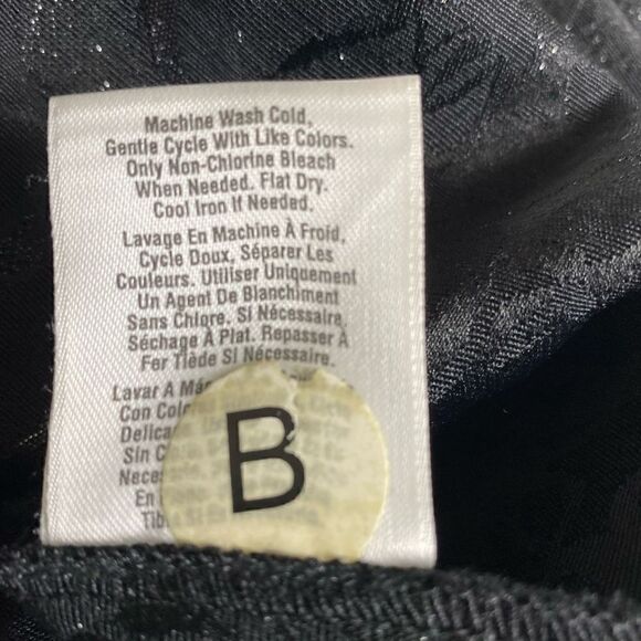 DKNYC Black Shiny Pleated Mini Skirt - Picture 6 of 6